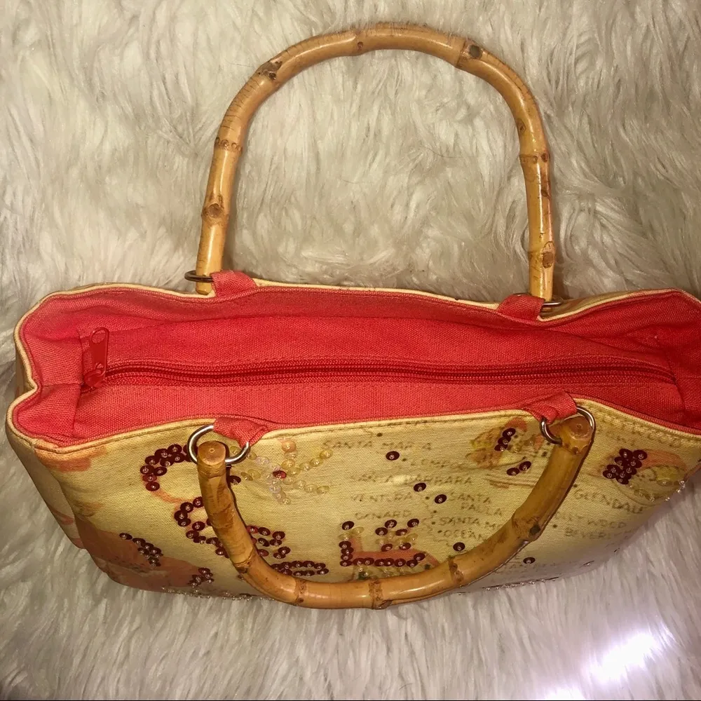 California bamboo strap handbag - Image 3