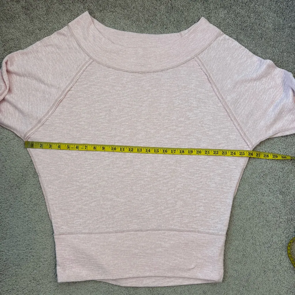 Free People We The Free Palisades Off The Shoulder Thermal Top Light Rose L - Image 7