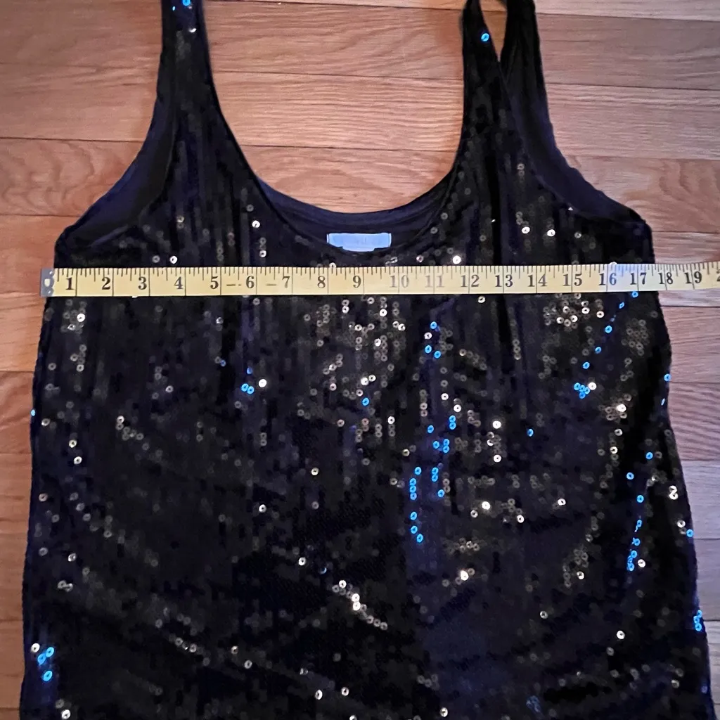 Black Sequin Women's Tank Top and Pants Set. New Year’s Eve! Party! 🎉 - Image 3