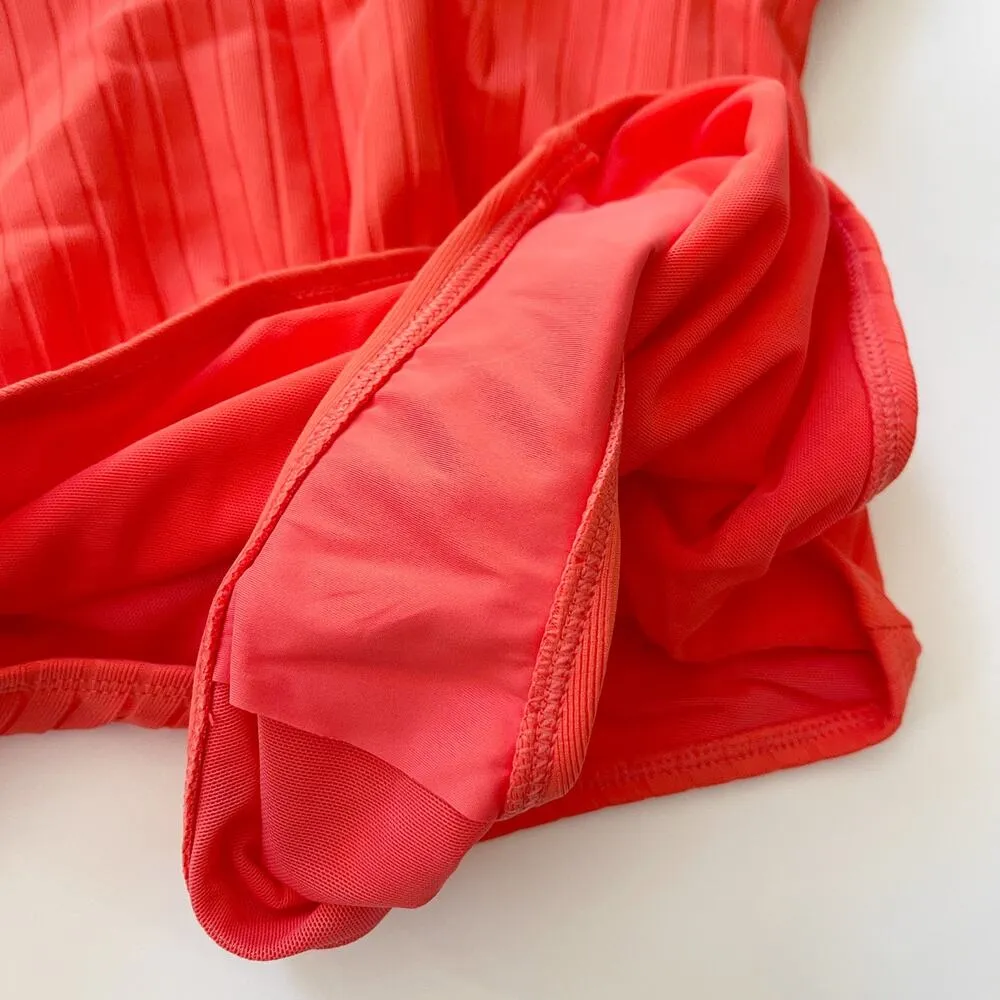 Sea Level Swim Cross Front Multifit Vesper One Piece Swimsuit Size 12 NWT Orange - Image 9