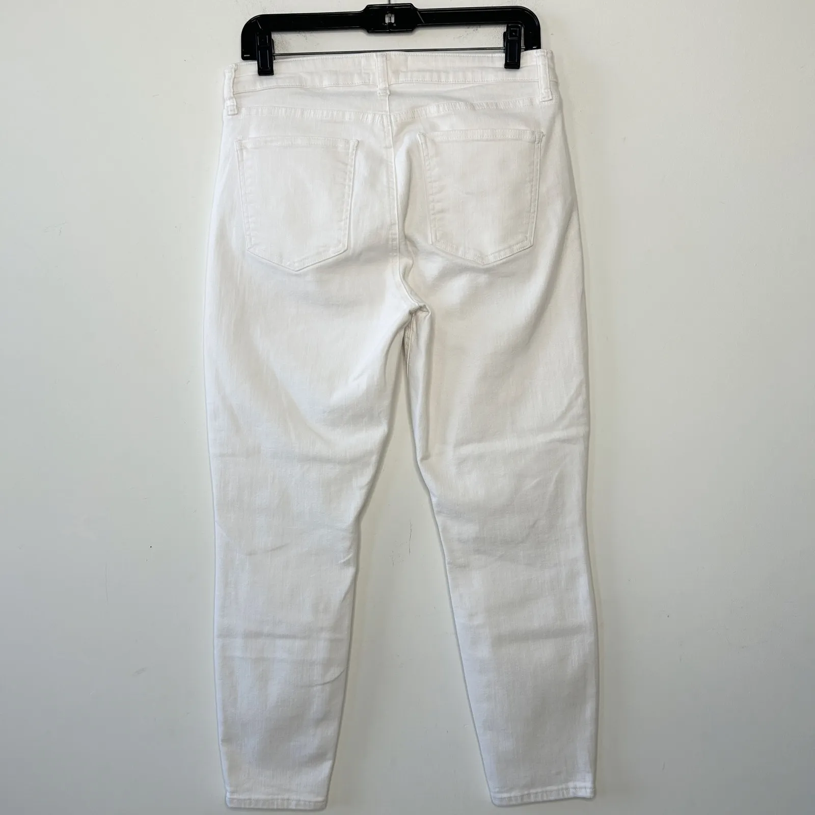 PISTOLA White Skinny Jeans Womens 30 High Waisted Casual Chic Classic Basics - Image 6