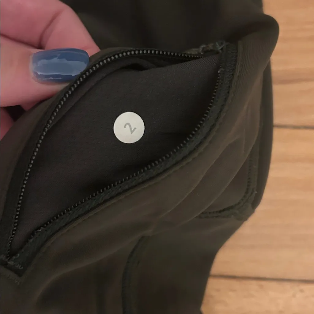 Lululemon Olive Green Tight Stuff Leggings - Image 6