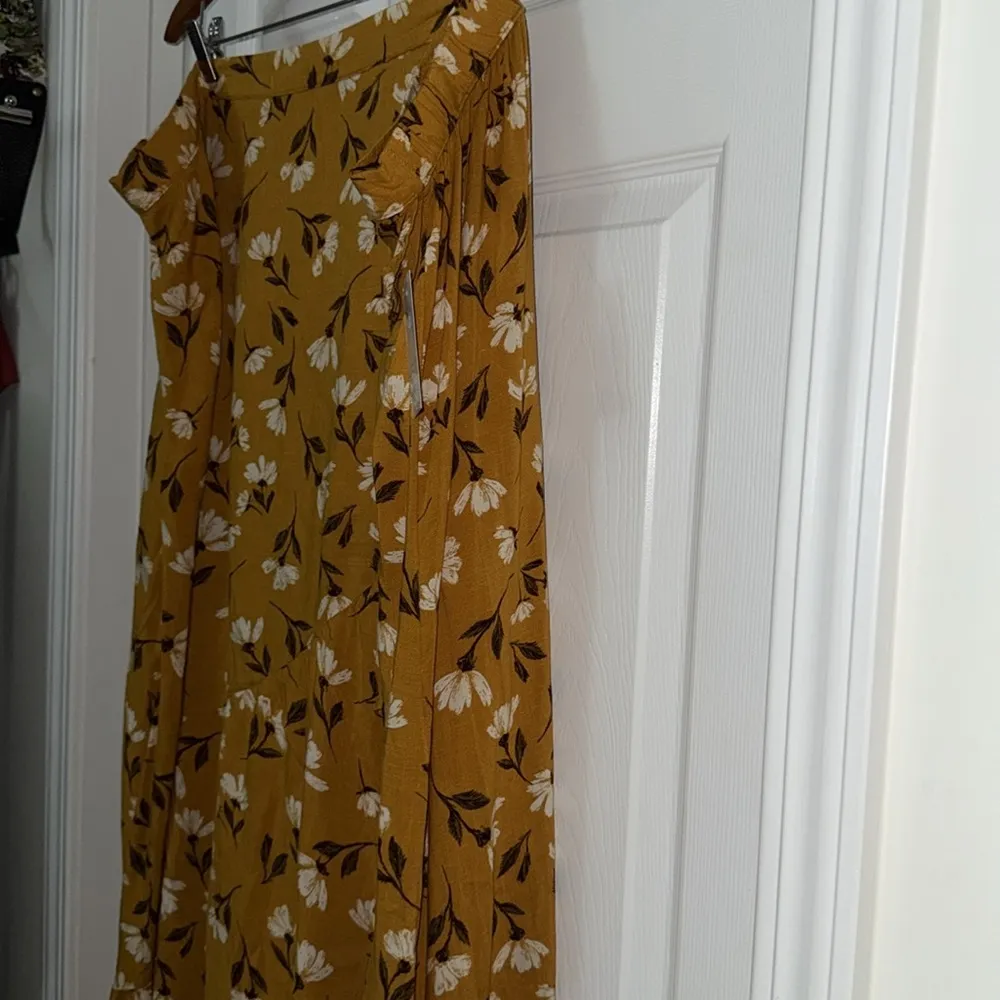 Sonoma womens Wrap Ruffle Maxi/Midi Hi-Low floral Skirt 4X NWT - Image 4