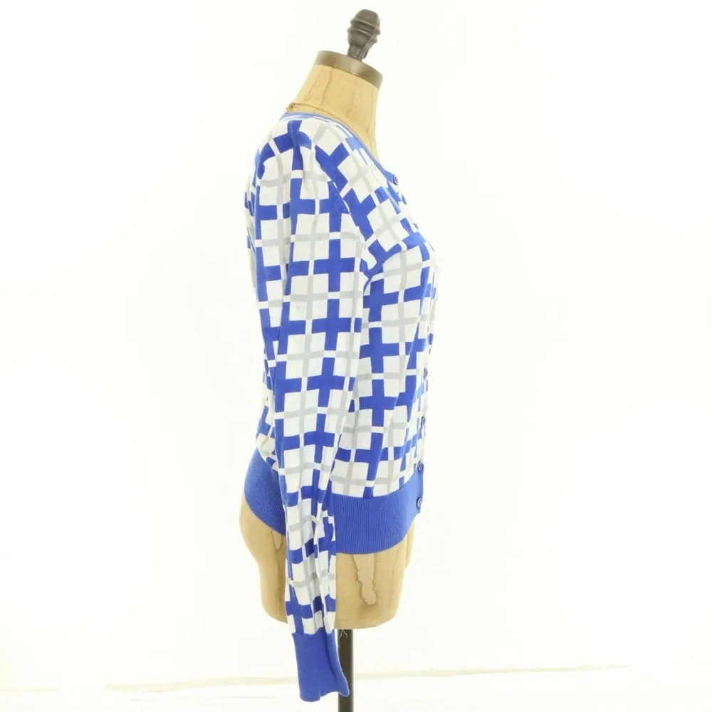 Cabi - Frame Plaid Cardigan - Image 4