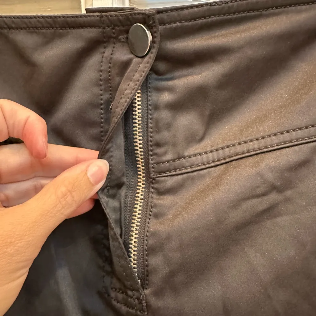 Marina Rinaldi Sport Black Shabby Chic Career Midi Skirt Women’s Plus Size 3X - Image 3