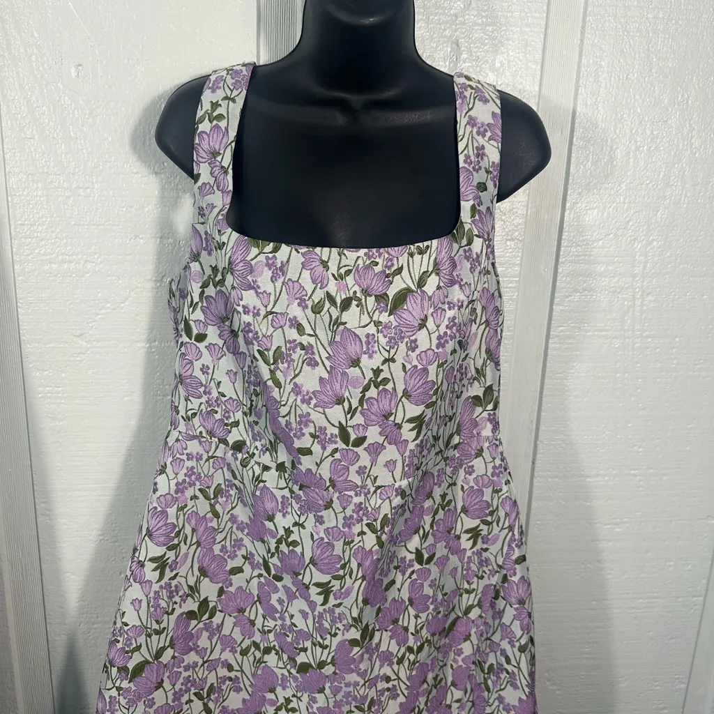 Avec Les Filles
Women's Brocade Square-Neck Mini Dress Size
14 NWT - Image 4