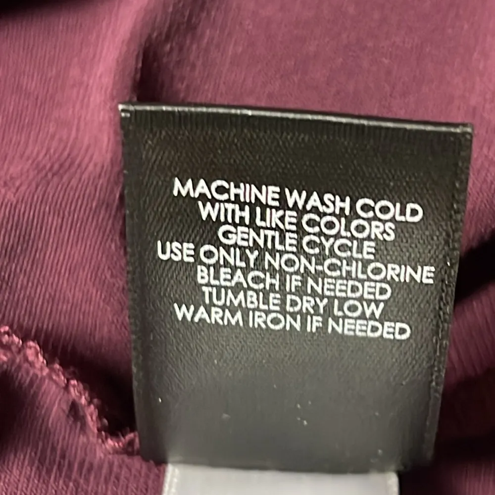 Torrid  Burgundy Open Front Silky Cardigan Size 2 (2X) - Image 7