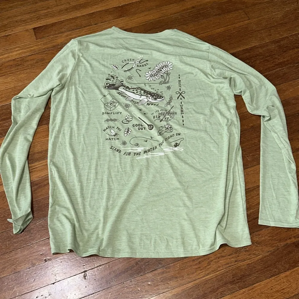 Patagonia Women’s Capilene Cool Fly Fishing Long Sleeve Tee, XL - Image 3