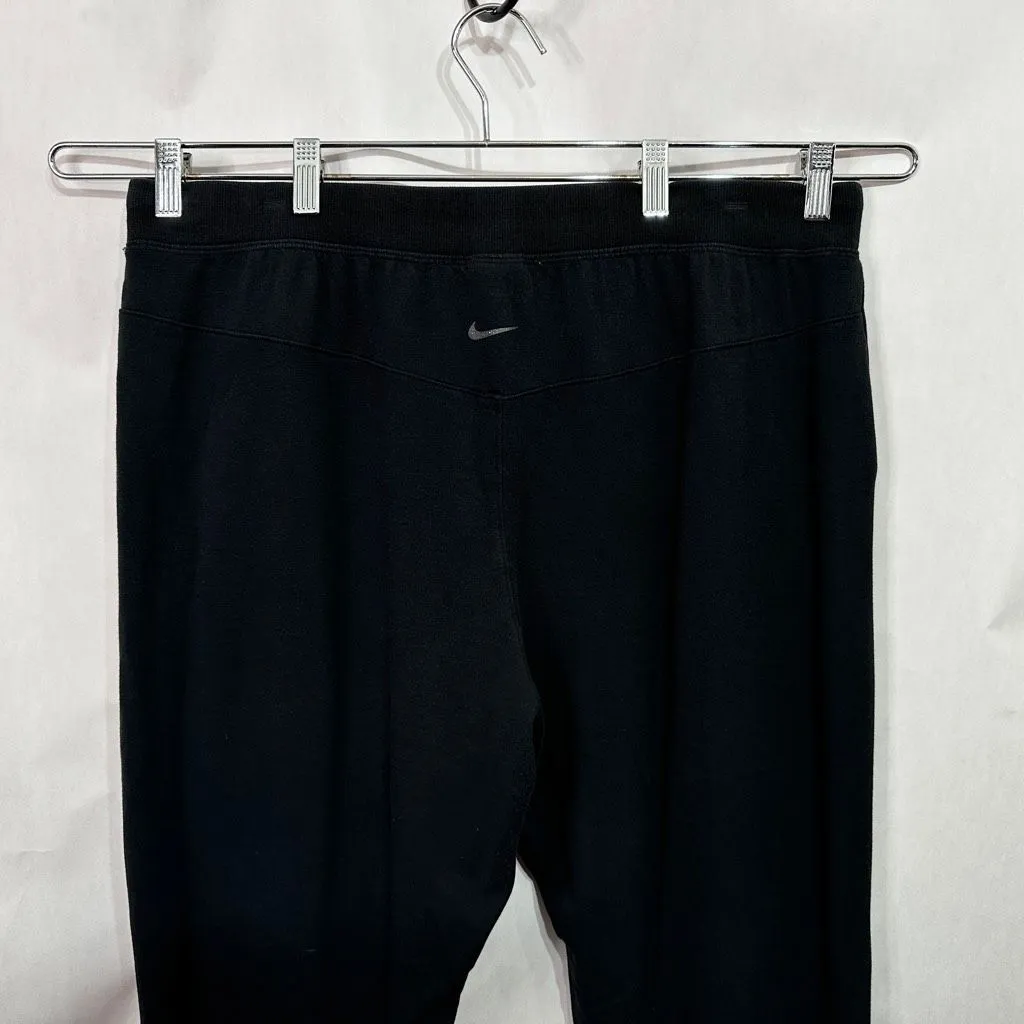 Nike Yoga Pants Size XXL Black Drawstring‎ Knit Jogger Pockets Elastic 1498 - Image 5