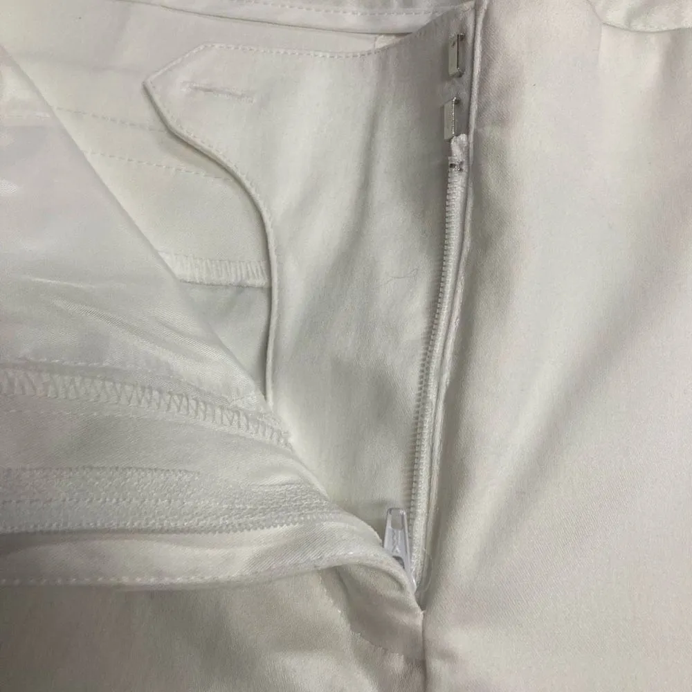 WORTHINGTON Women’s Modern Fit Cropped Pants White Size 6/8 Petite New With Tags - Image 6