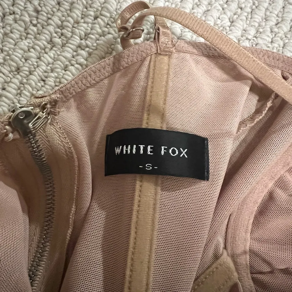 White Fox Boutique Lace Corset Top - Image 4