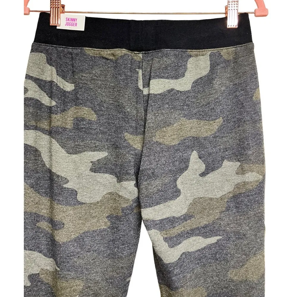 Victoria's Secret VS PINK Skinny Jogger Pant Camouflage Army Green Size Small - Image 4
