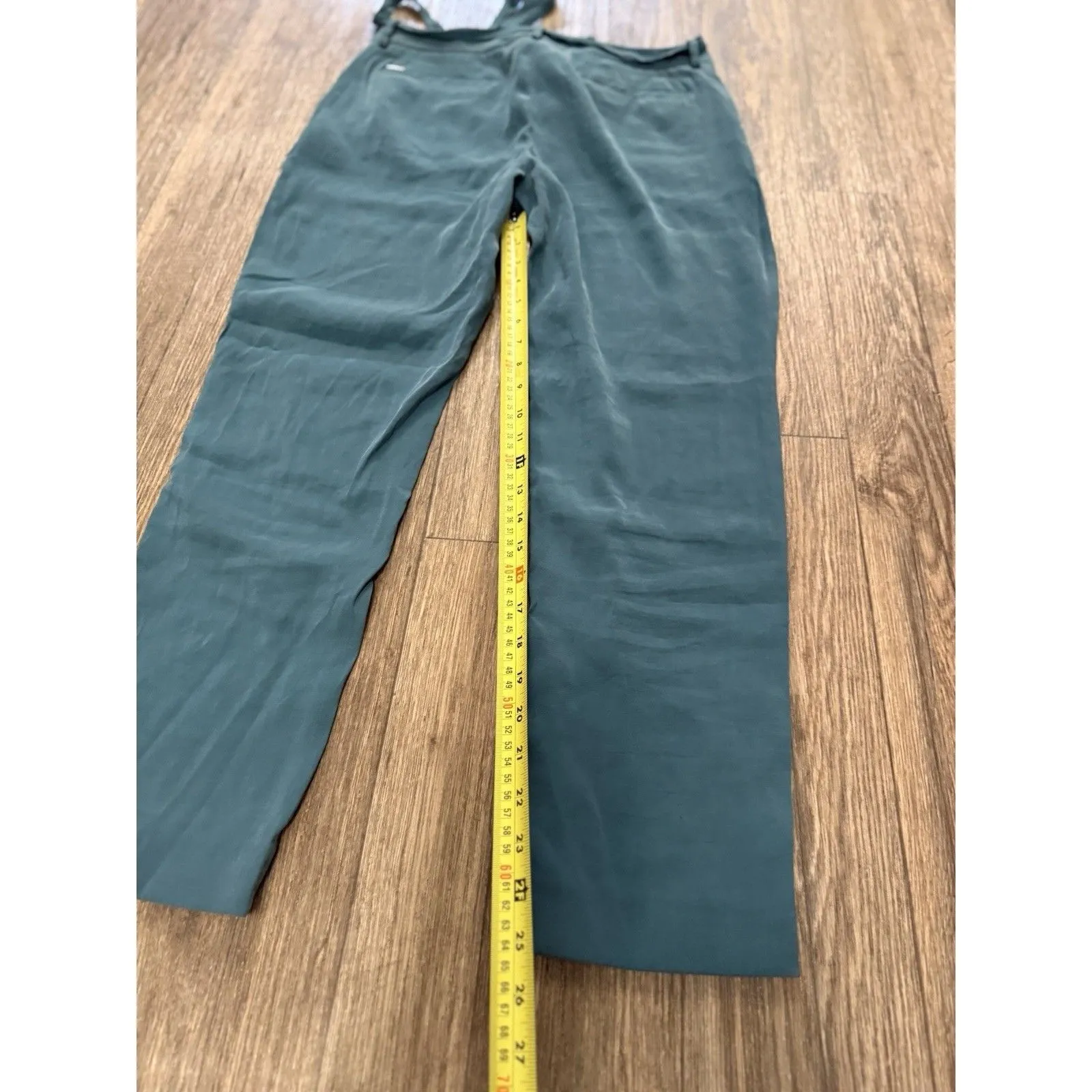 DKNY Pants  size 6 The ESSEX Ankle  Dark Teal‎  Waist Tie   Stretch  Career - Image 12