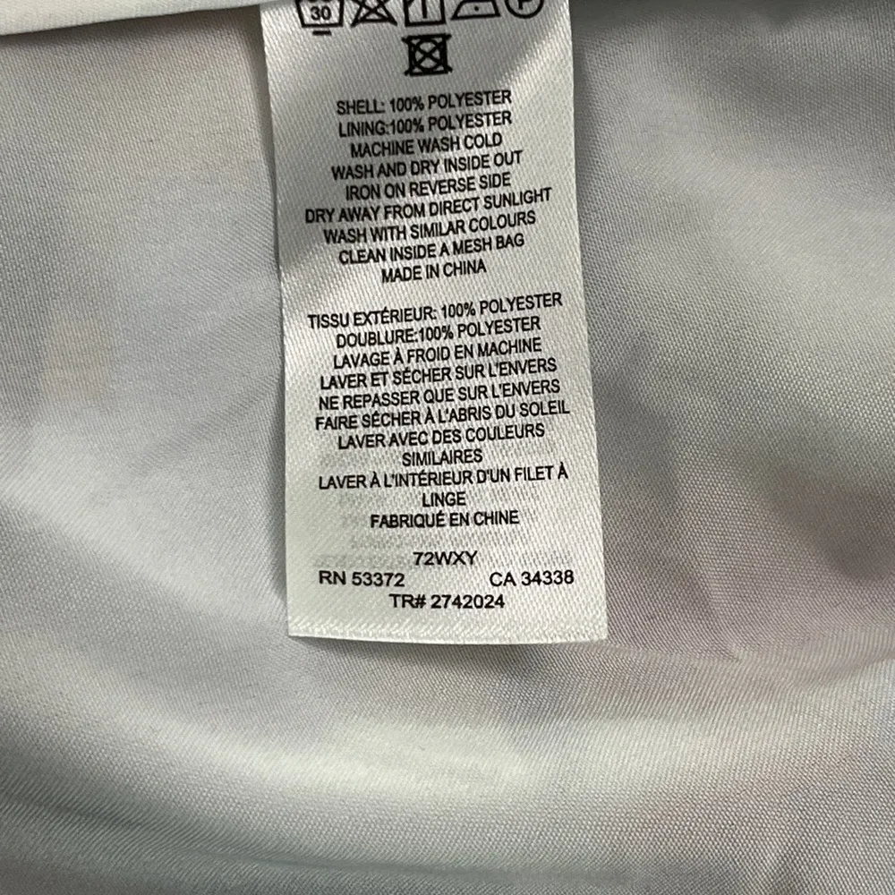 NWT French Connection Floral Ruffle Peplum Tank Blouse Red and Blue Size 4 - Image 8