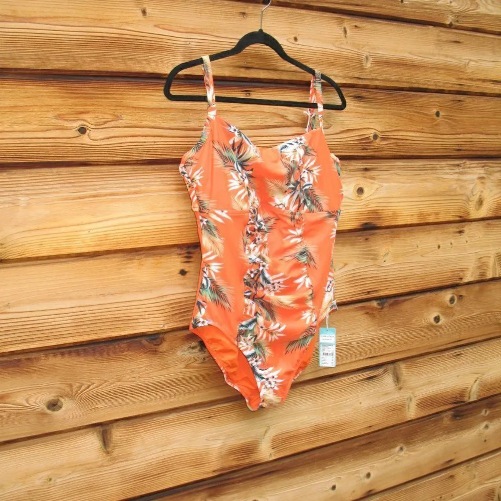 NWT Seafolly One Piece Plus Size Swim Suit 14 DD - Image 4