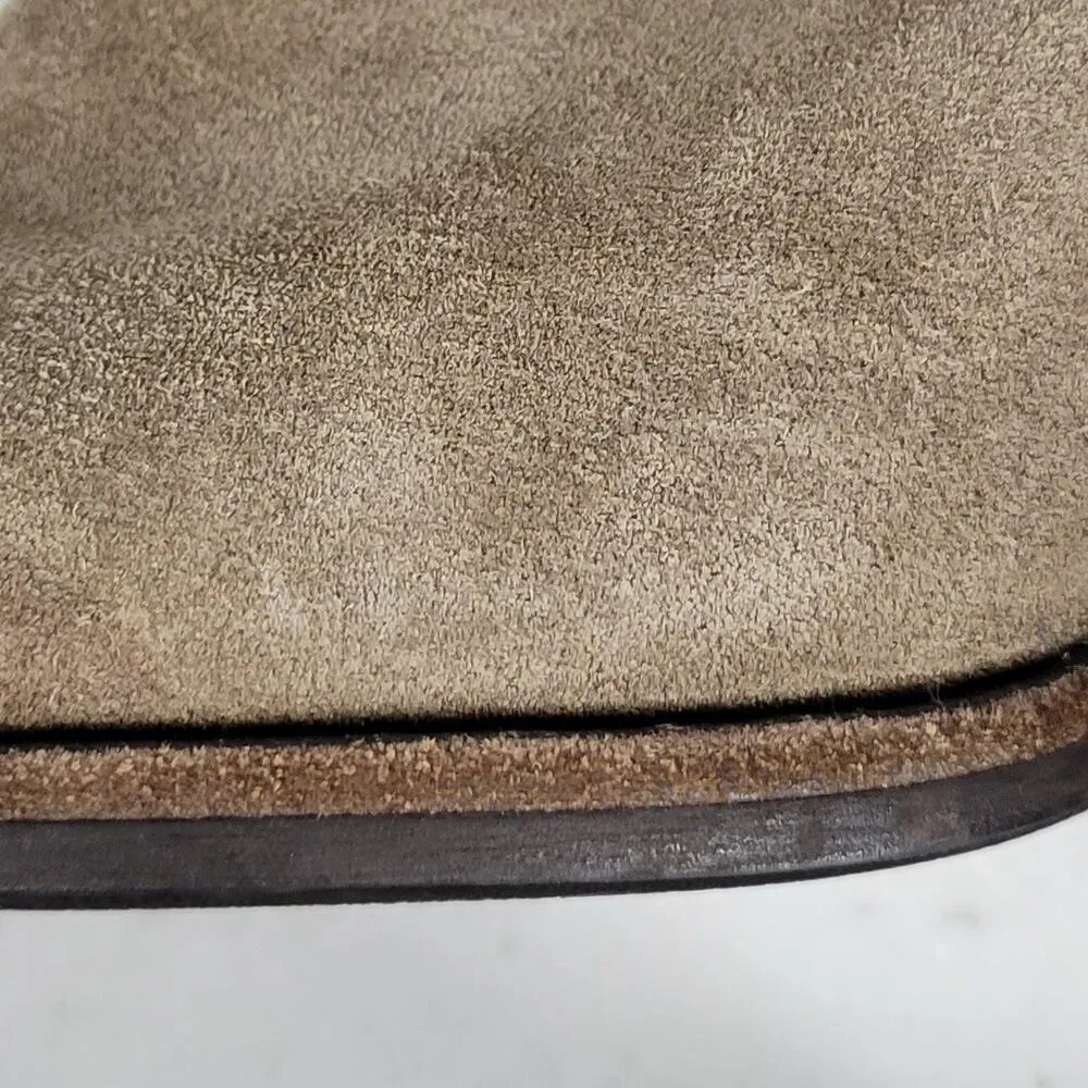 Paul Green Womens Nora Ankle Boots UK 3.5 US 6 Gray Tan Suede Leather Block Heel - Image 10