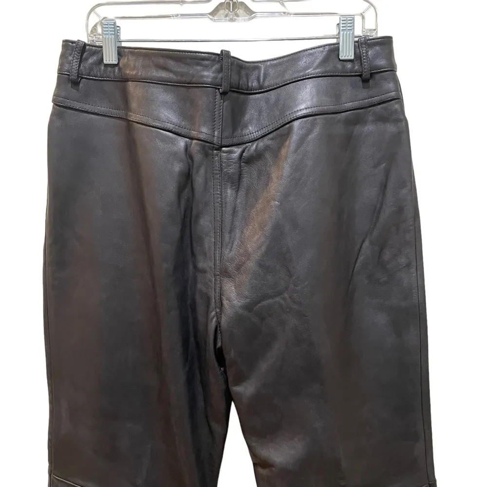 Siena Studio Vintage High Rise Leather Pants Size 14 - Image 5