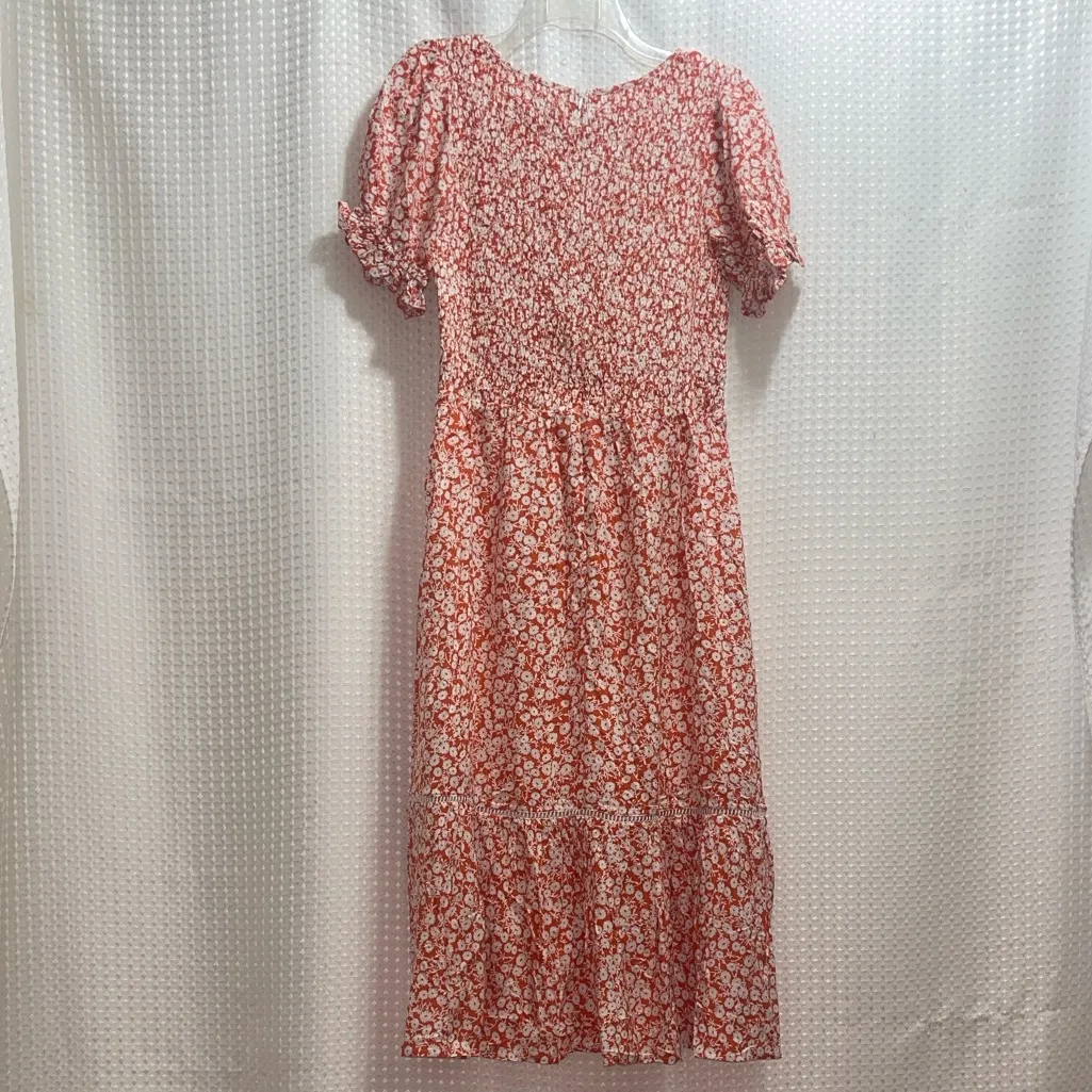 Lost + Wander Sweet Summer Daze Midi Dress Red Floral NWT Size M - Image 6