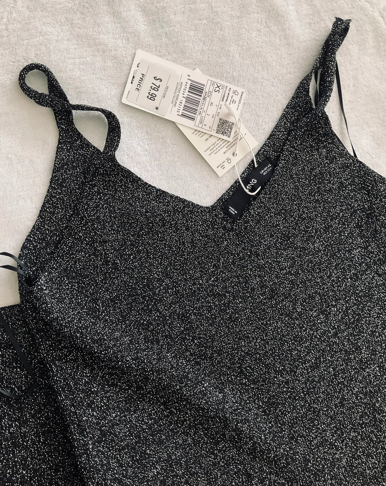 Mango Long lurex dress - Image 5