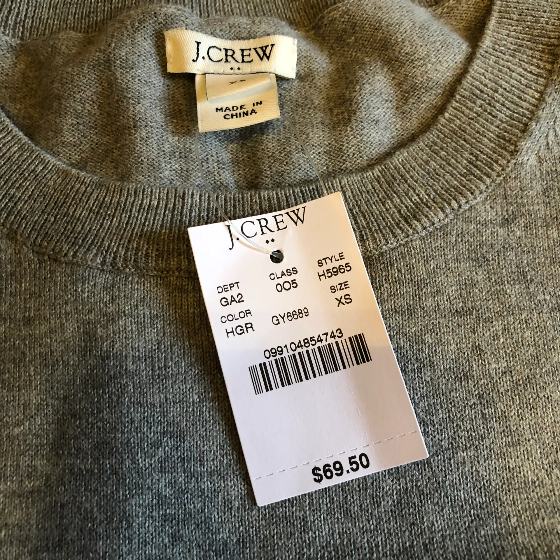 NWT  grey sweater size XS - Image 9