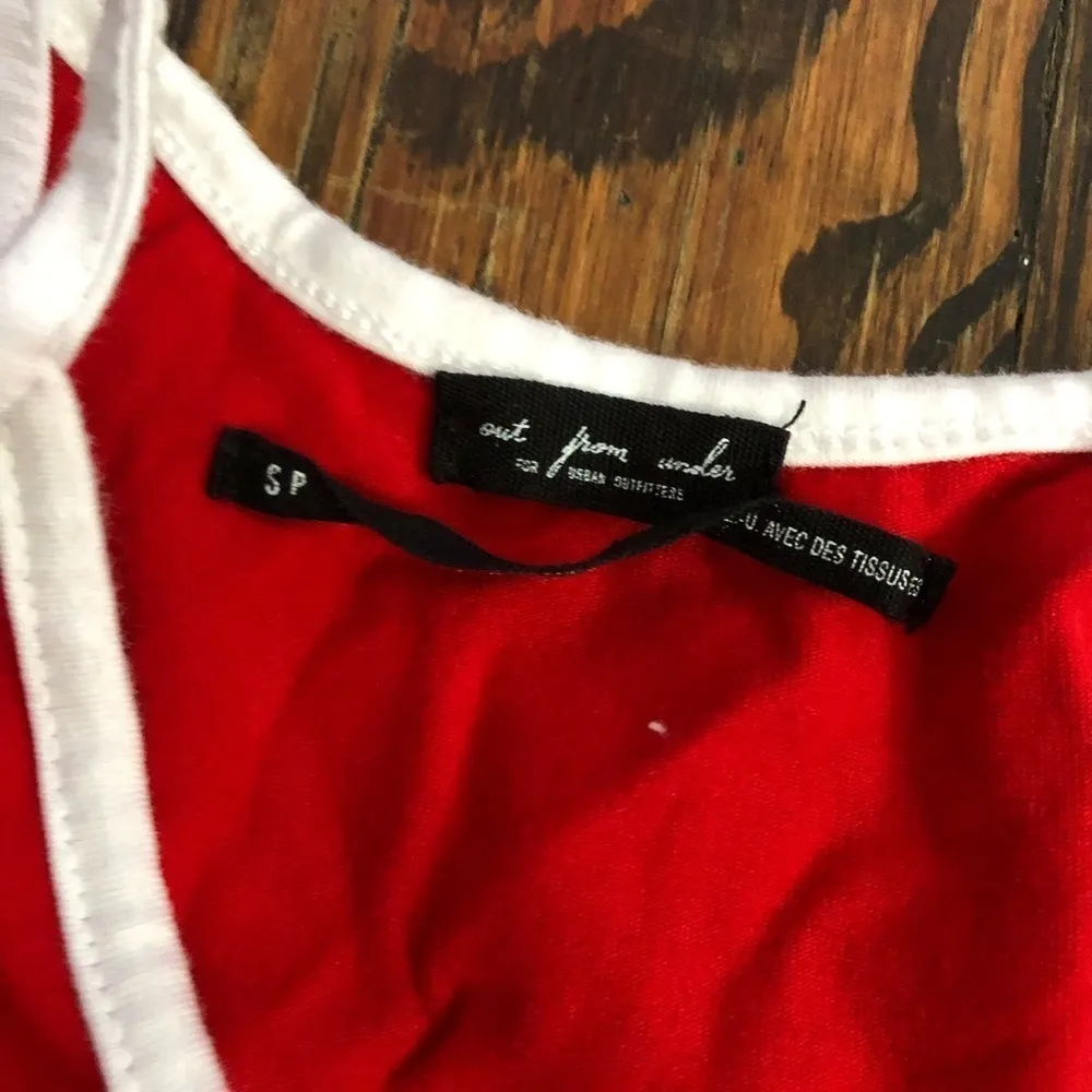 URBAN OUTFITTERS red and white bodysuit - Image 3