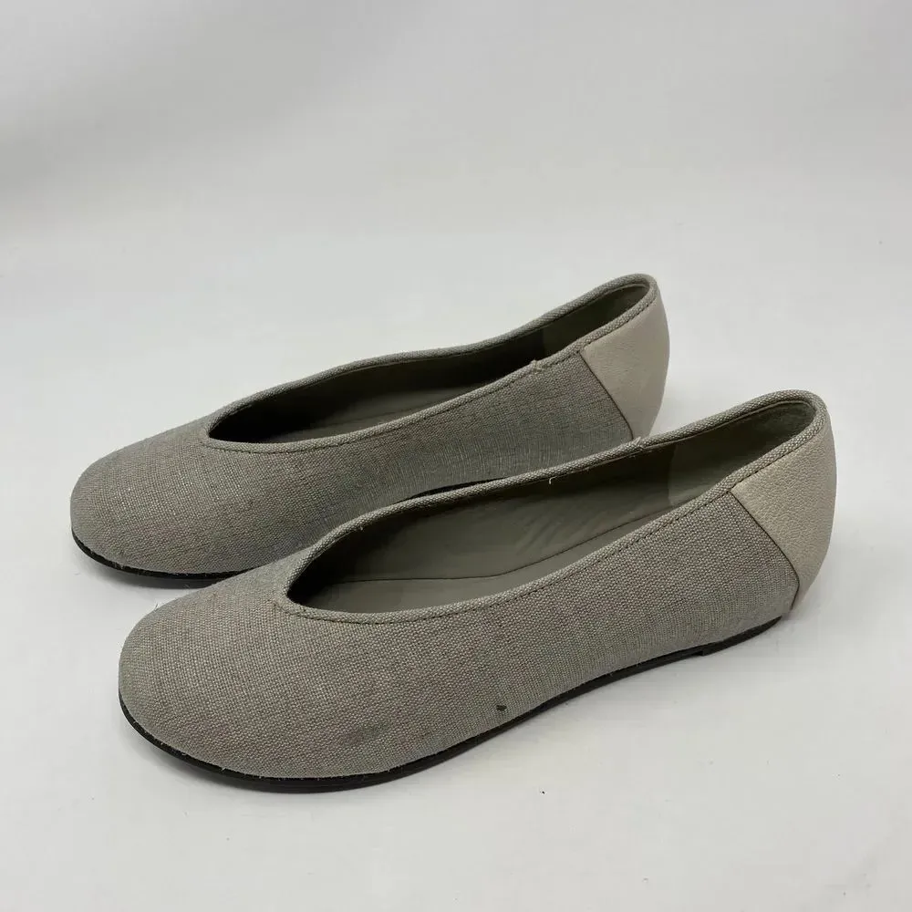 Eileen Fisher Patch 1 Woven‎ Linen Ballet Flats - Image 6