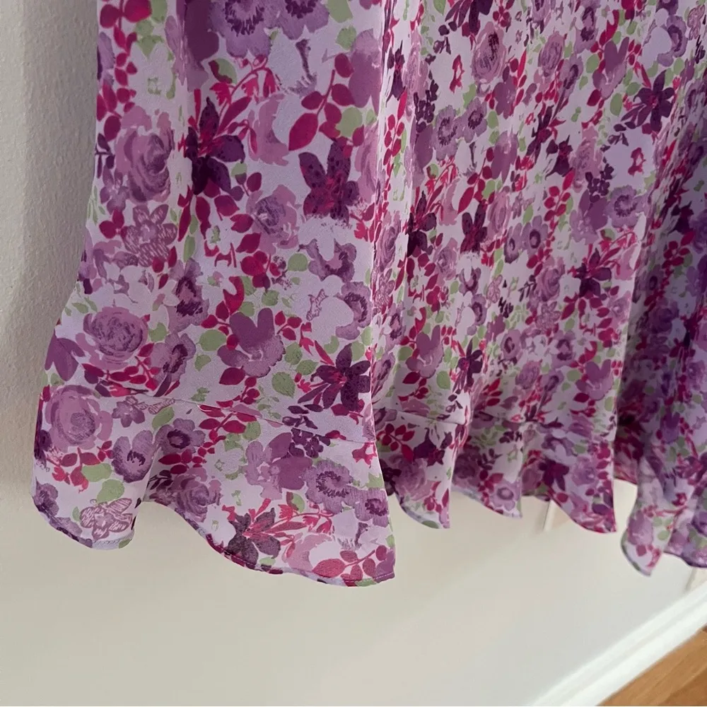 Venezia by Lane Bryant! Gorgeous lilac base magenta and purple floral pattern. - Image 7