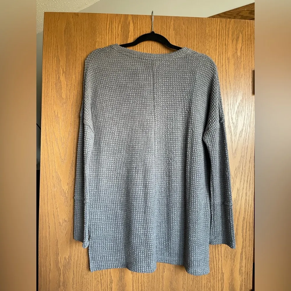 Pink Lily Waffle Top - Image 2