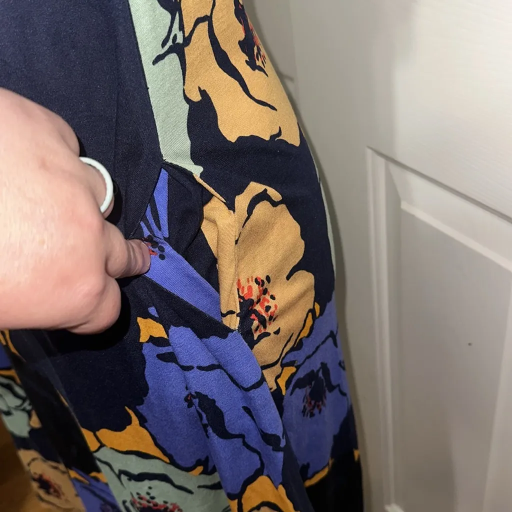 Vanessa Virginia Anthropologie Floral Print Dress - Image 2