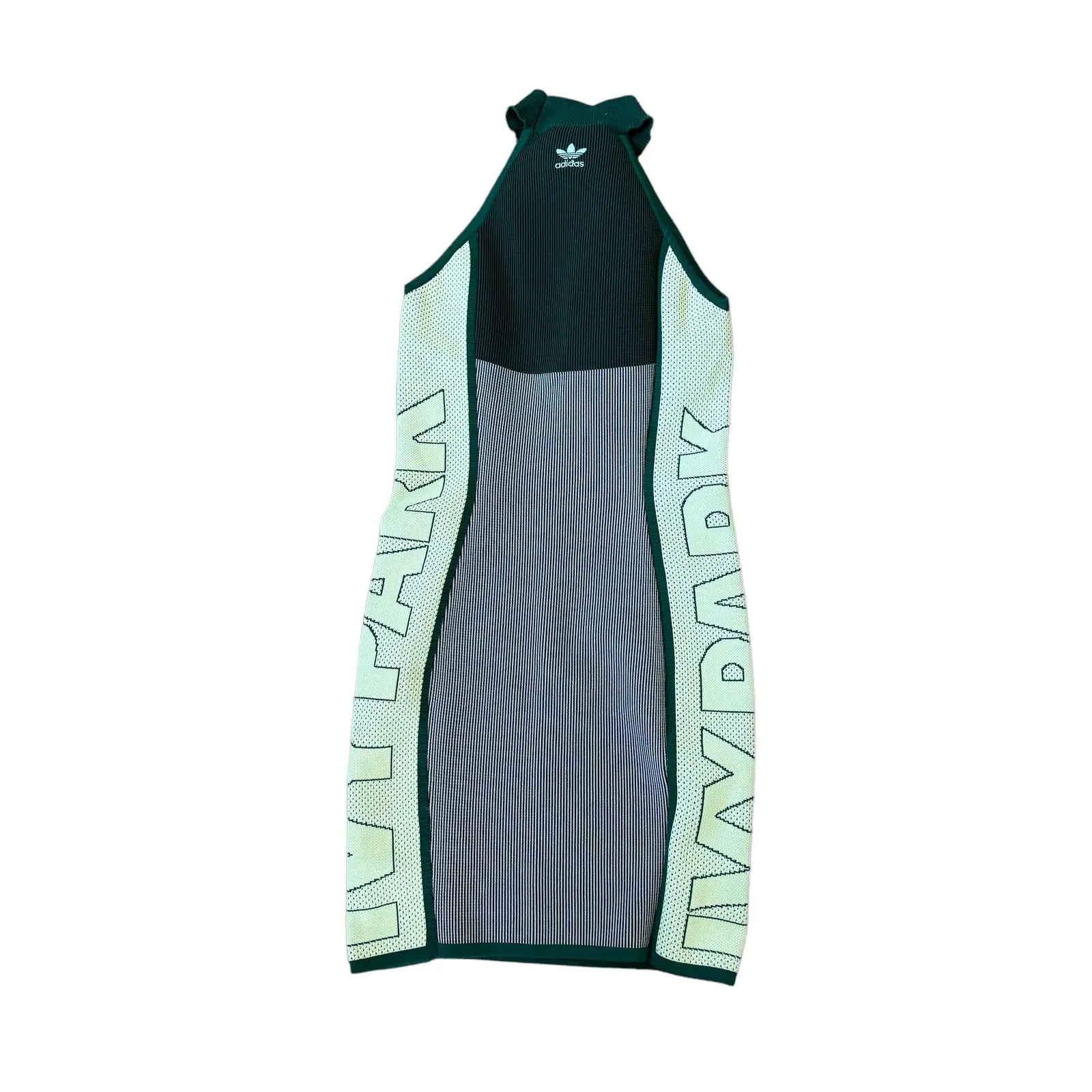 Adidas Ivy Park Green Knit Logo Bodycon Dress - Image 3