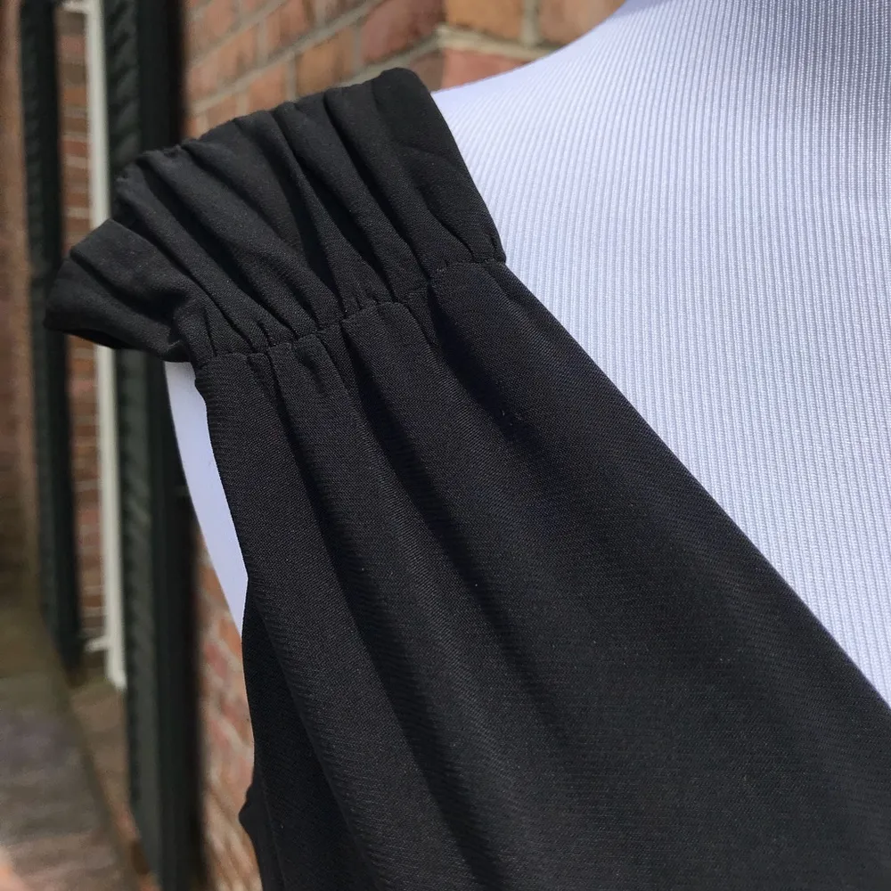 Dress Barn Black Stretch Bling Dress 4 Wedding - Image 3