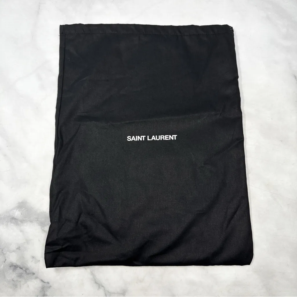 NEW Saint Laurent Opyum 110 YSL Cassandre Leather Stiletto Sandal Heels Black 41 - Image 13