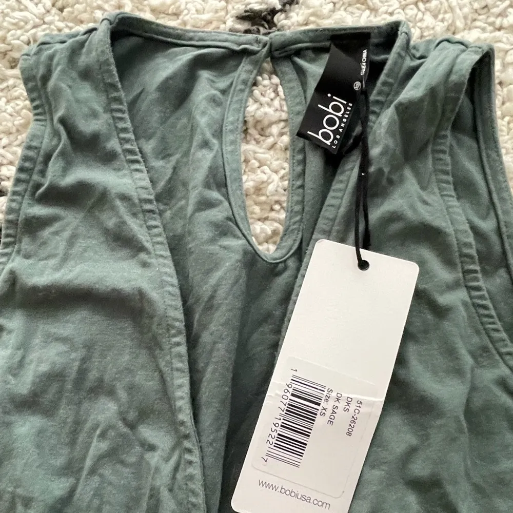 Surplice Romper in Sage - Image 5