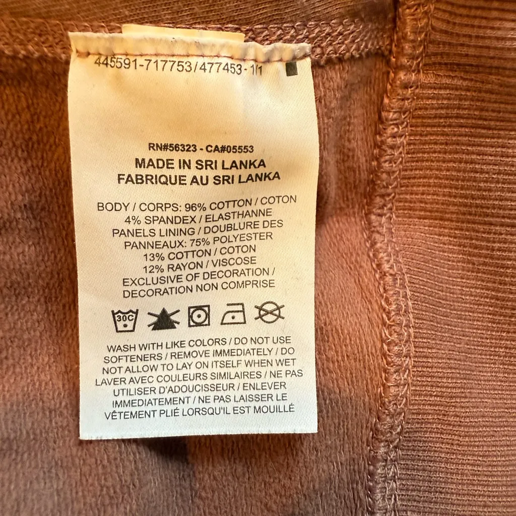 Nike Mauve Zipper Yoga Full Zip Hoodie Women xs asymmetrical zip pockets hood - Image 12