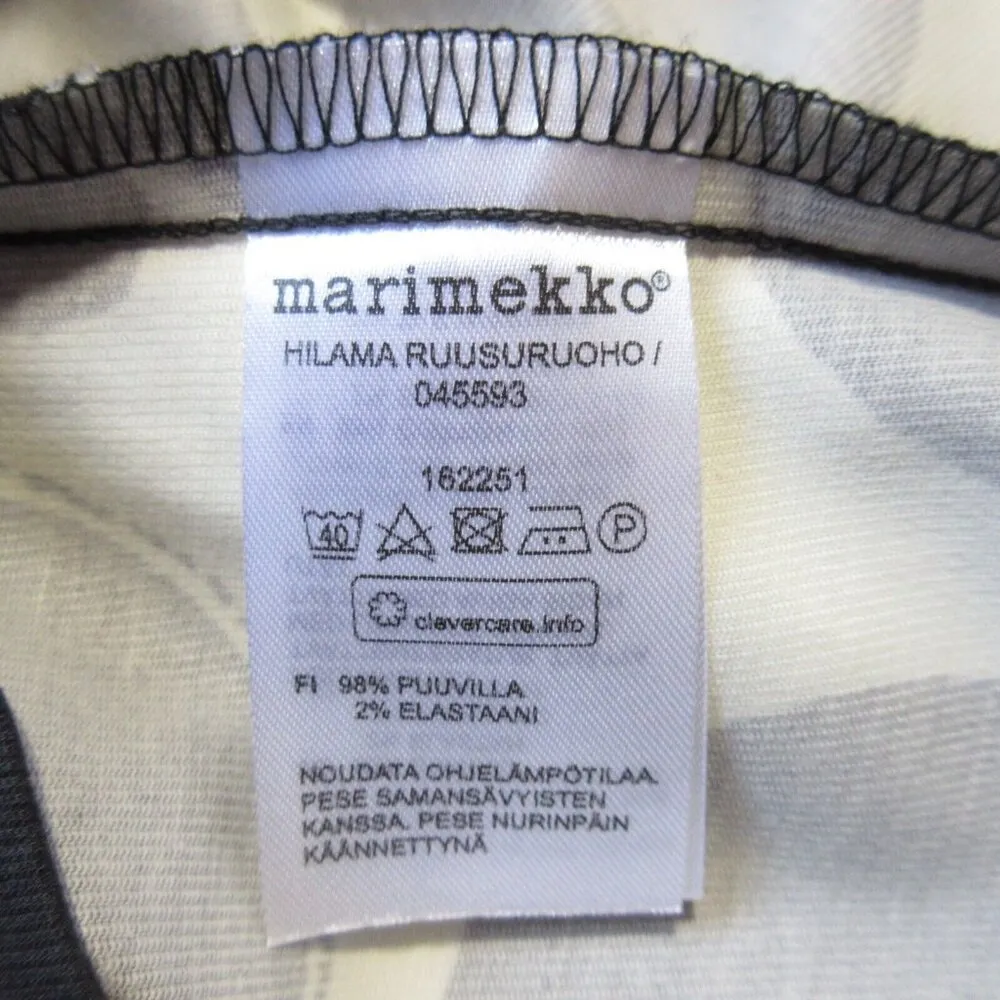 NWT marimekko Hilama in Ruusuruoho Black White Circle Dot Pleated Skirt 34 / 4 - Image 4