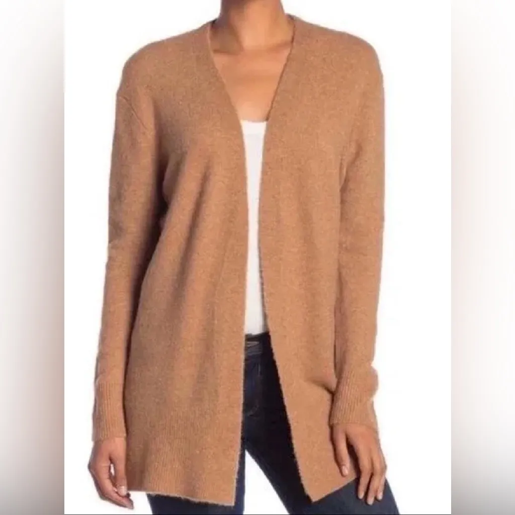 Madewell Cozy Walker  Women's Merino Wool Open-Front Sweater - Image 3