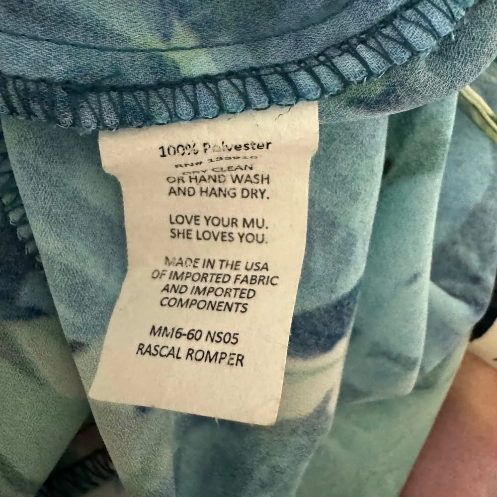 SHOW ME YOUR MUMU Rascal Romper North Shore Floral Tropical Print Shorts Small - Image 8