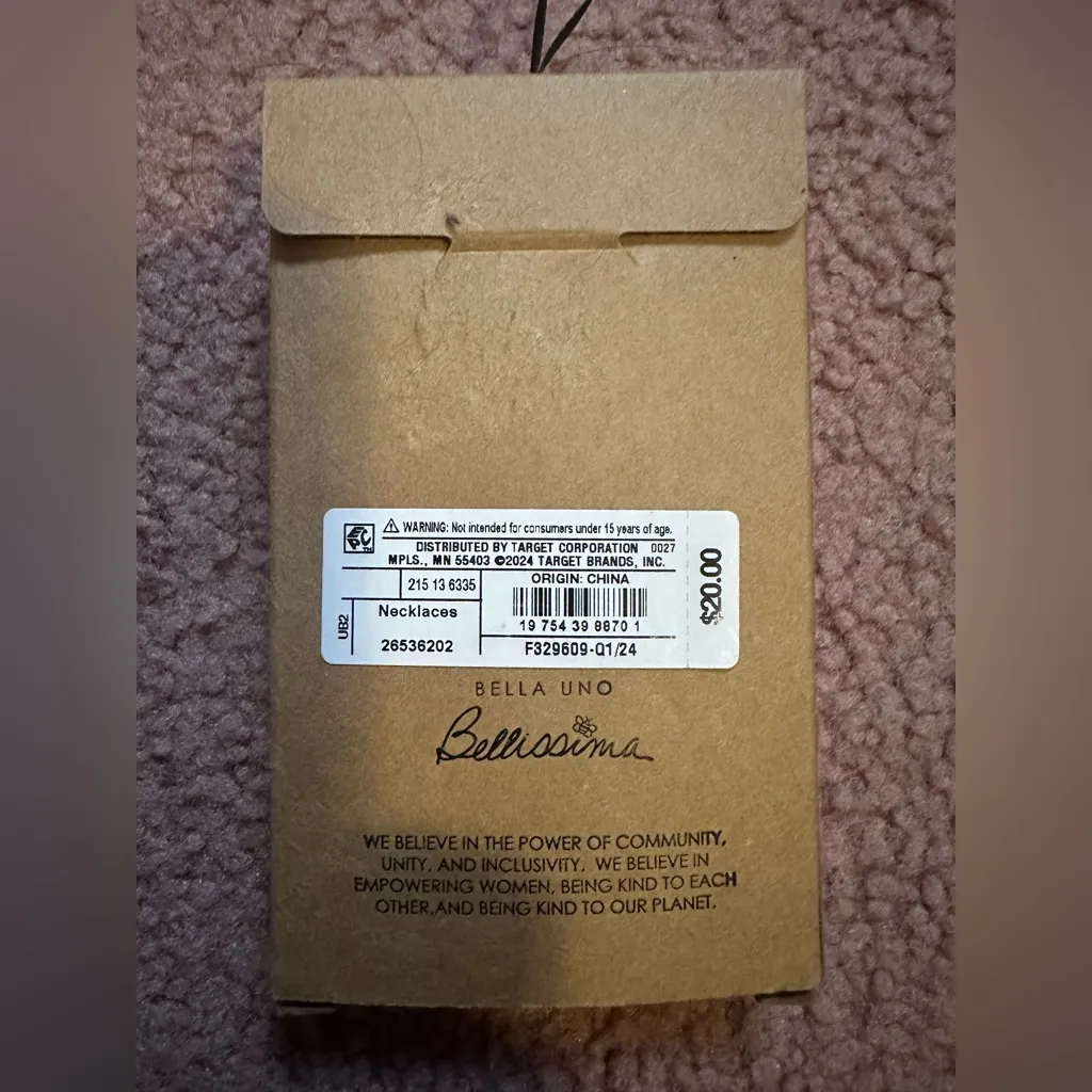 NIB Bellissima Queen Anne’s Lace 14k Gold Dipped 16” - Image 2