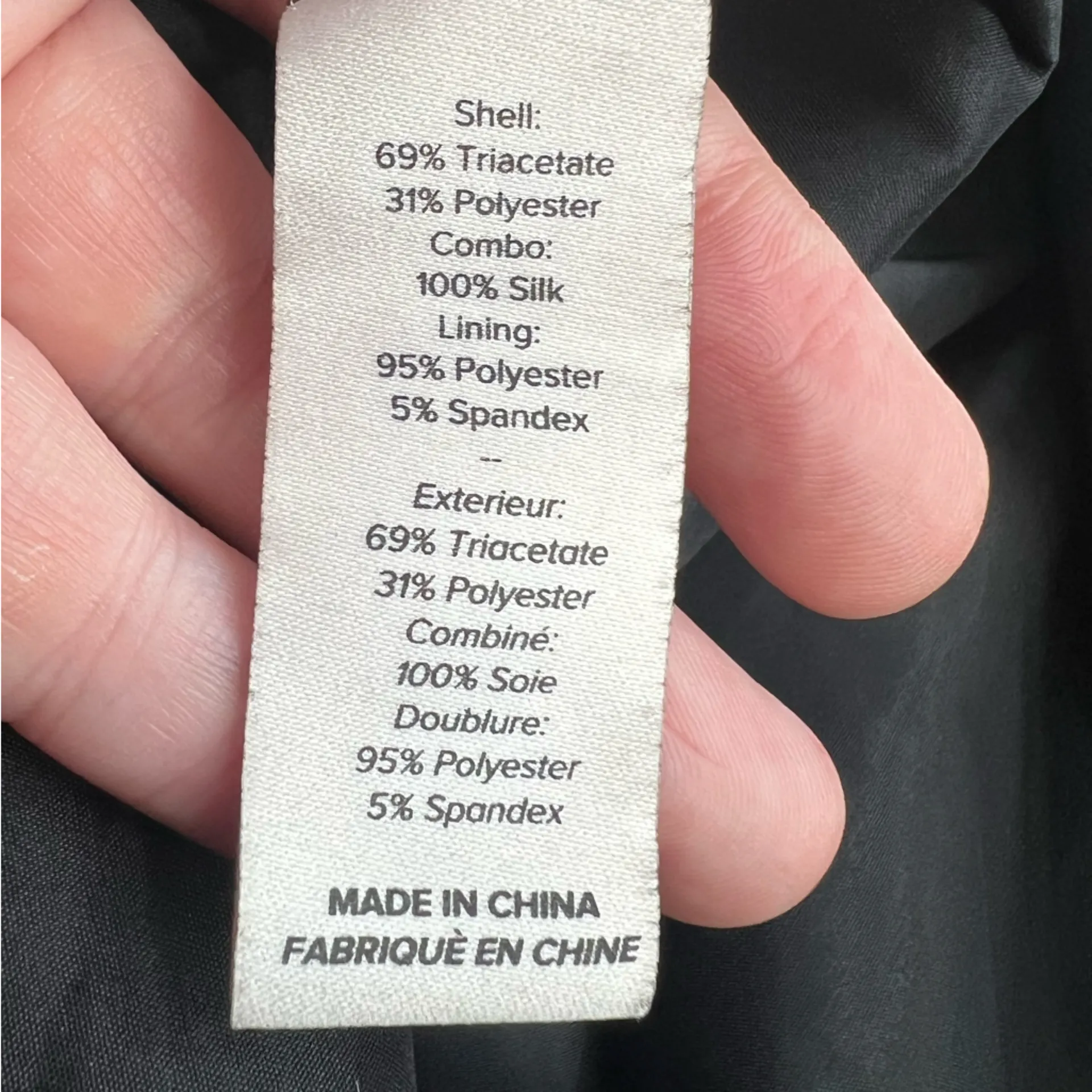 Cinq a sept Yvonne crepe satin midi dress sz 12 Black - Image 7