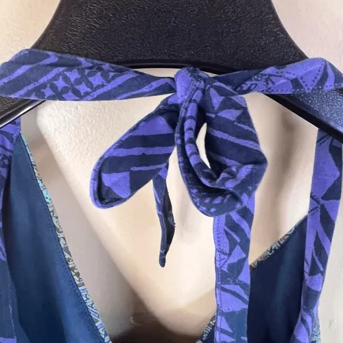 Patagonia Womens Boho Halter Top Size‎ XL Active Outdoor Wear Tie Neck - Image 4