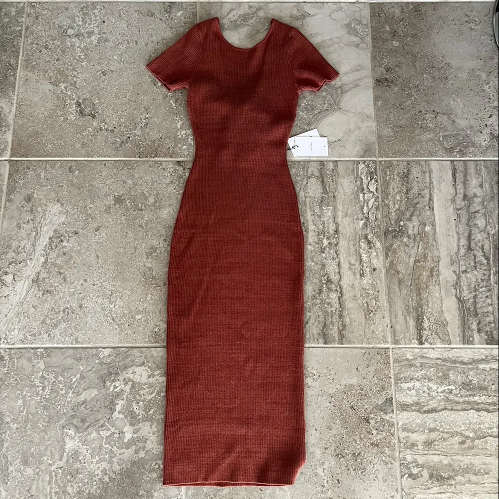 Naadam Reversible Cashmere Blend Ribbed Twist Dress Size XS NWT $325.00 - Image 10