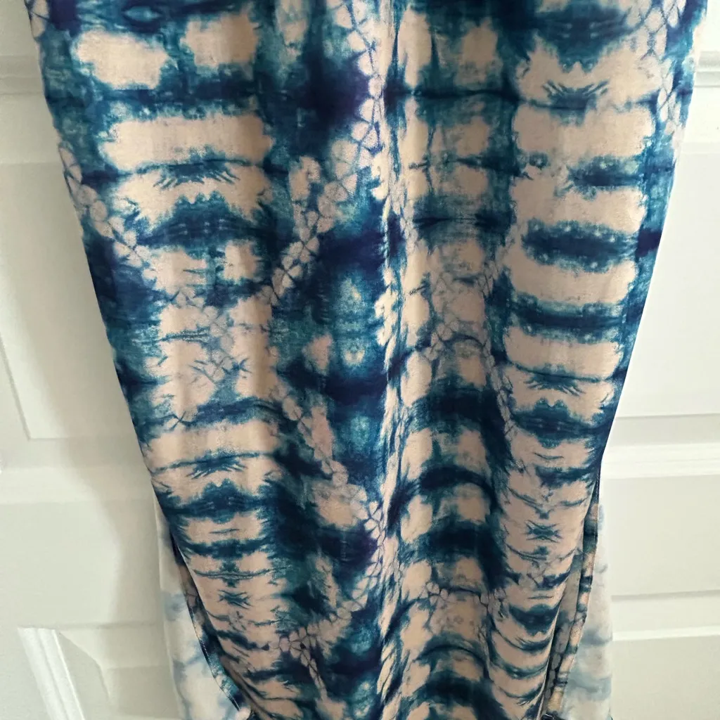 Skatie Indigo Maxi Dress Blue Cream Size S - Image 16