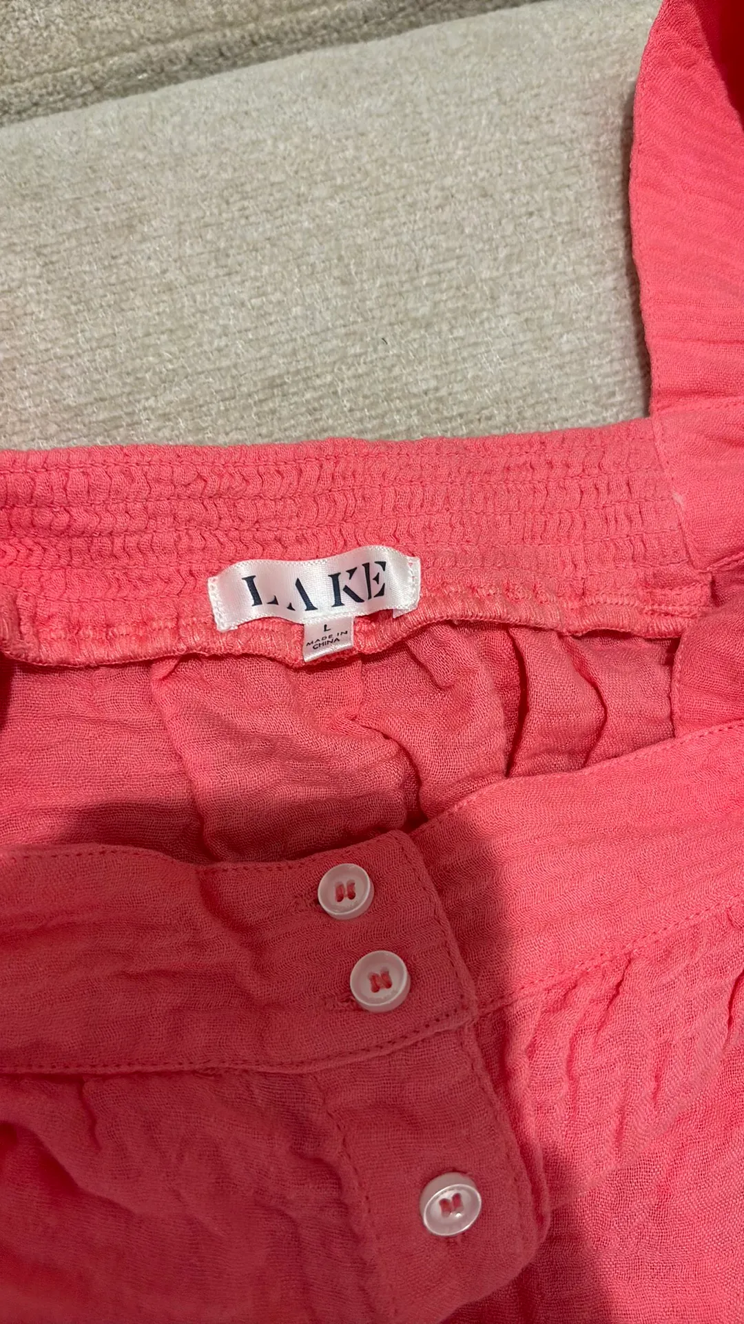 Lake Pajama Set Pink Size L - Image 3