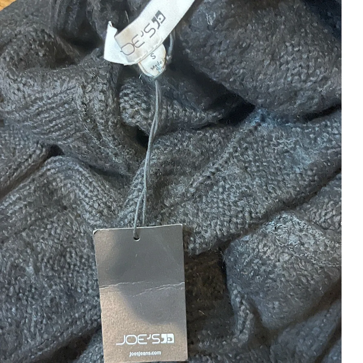 Joe’s Jeans The Adeline Turtleneck Wool Blend Sweater Black size small NWT - Image 6
