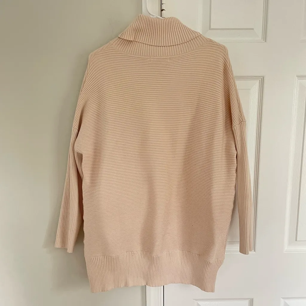 Anrabess Women’s Sweater Dress L Turtleneck Batwing Sleeve Short Dress Fall Size L - Image 6