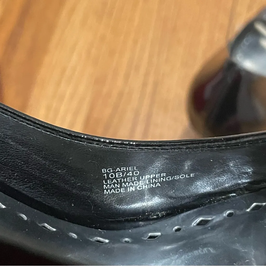 BCBGirls Ariel Patent Leather Open Toe High Heel Pumps Black Womens Size 10M - Image 11