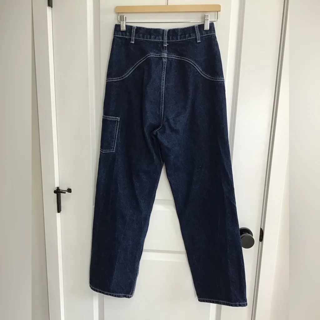 Brandy Melville Blue Straight Leg Jeans - Image 3
