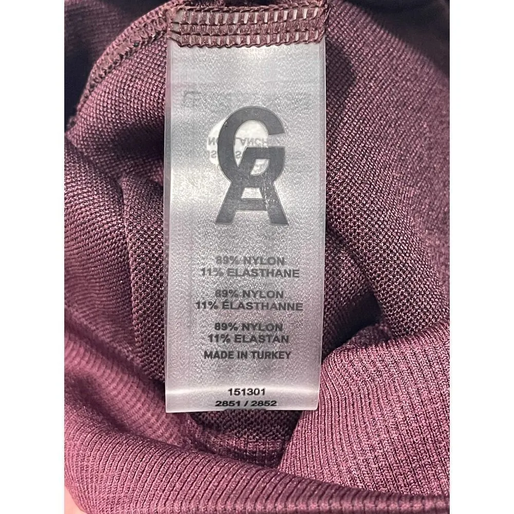 Good American Women's Knockout Seamless Scoop Sports‎ Bra Bordeaux Red 00 XXS - Image 11