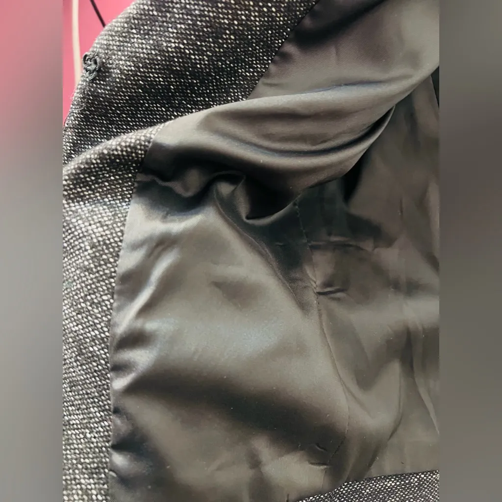 Theory Gratian grey tweed blazer jacket - Image 7