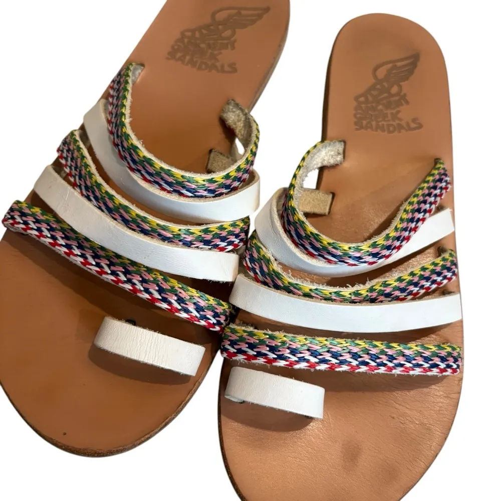 ANCIENT GREEK Niki Raffia Sandals - Image 6